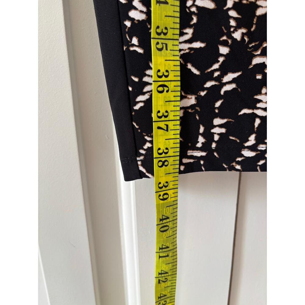 Chaps Women Dress Medium Black Sheath Career Stretch Knee Length Office Midi - Picture 10 of 10
